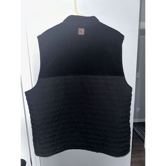Untuckit Vest Black Full Zip Quilted Corduroy Men’s‎ Size 3XL Pockets - Picture 3 of 8